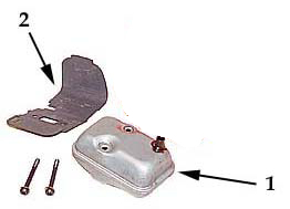 (image for) Gasket, Exhaust, 33cc and Heat Shield